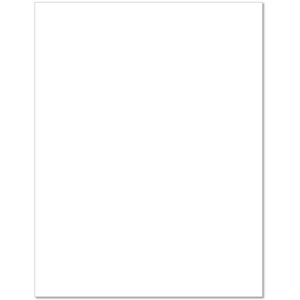 Floor Mat - Paper Plain White - 50#, Box of 1000.