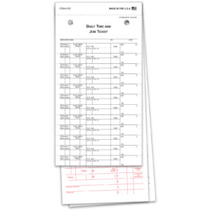 Job Time Ticket - DSA-126 PSN - NCR - Peel & Stick, Qty. 250