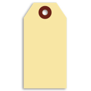 Manila Key Tags - Plain Manila Tag Only - Qty.1000