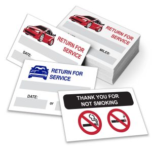 Static Cling Box Reminder Labels