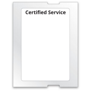 Light Adhesive Sticker - Certified Service - For 5 in 1, ROLL of 500