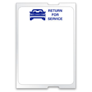 Static Clings - Blue Car - Long - For 5 in 1, ROLL of 500