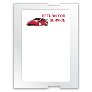 Static Clings - Red Car - For 5 in 1, ROLL of 500