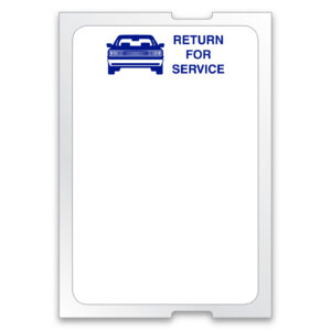Light Adhesive Labels - Blue Car - Long - For 5 in 1, ROLL of 500