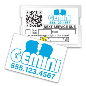 Double Sided Light Adhesive Labels - Custom ROLL - Qty. 1 Each