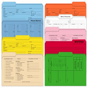 Custom 3 Tab File Folders