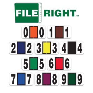 File Right Number Labels