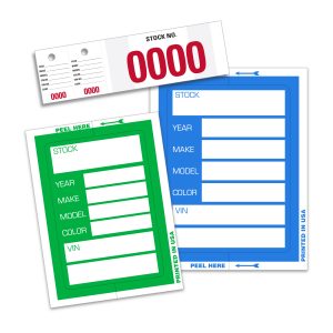 Vehicle Stock Stickers