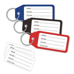 Plastic Key Tags