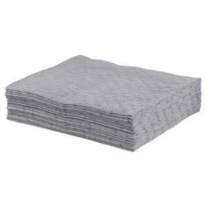 Univ Gray Meltblown Sonic Fine Fiber Pads - 15" x 18" - Qty. 100/Case