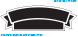 4554 White Reflective Auto Decals Style H