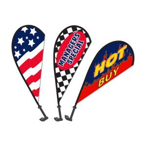 Clip-On Paddle Flags
