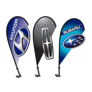 Manufacturer 3-D Clip-On Paddle Flags