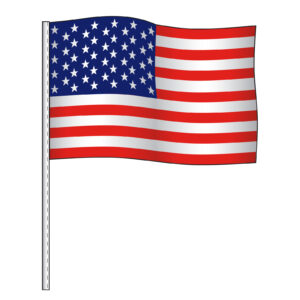 Antenna Flag - Supreme Cloth - American Flag -  Qty. 12