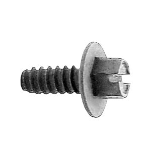 License Plate Screw Slotted Hex Washer Head - #14  X 5/8"  Qty. 100