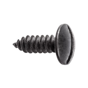 License Plate Screw Slotted Truss Head - Black E-Coat-#14  X 3/4" Qty. 100