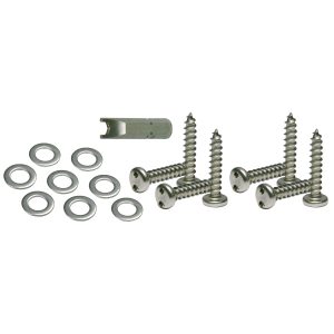 Tamper Proof License Plate Mounting HDW Kit (17-pc) - 1