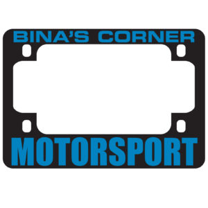 License Plate Frames - Motorcycle Screen Printed - Qty. 1