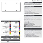 Custom Plastic License Plates
