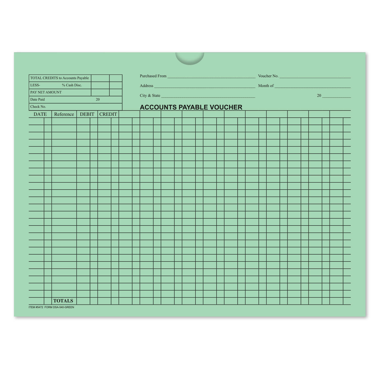5472_Accounts-Payable-Voucher-Envelopes_Form-DSA-540_Green-1_P-WEB