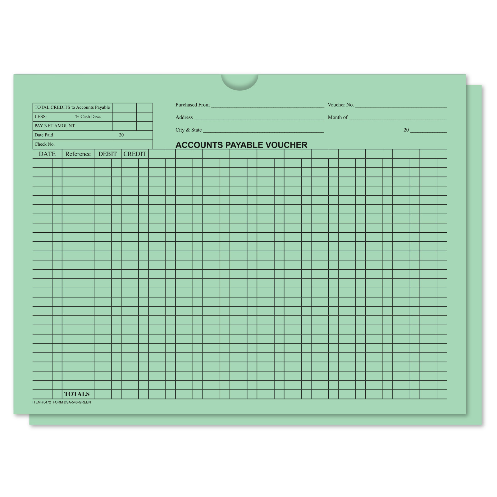 5472_Accounts-Payable-Voucher-Envelopes_Form-DSA-540_Green-2_P-WEB