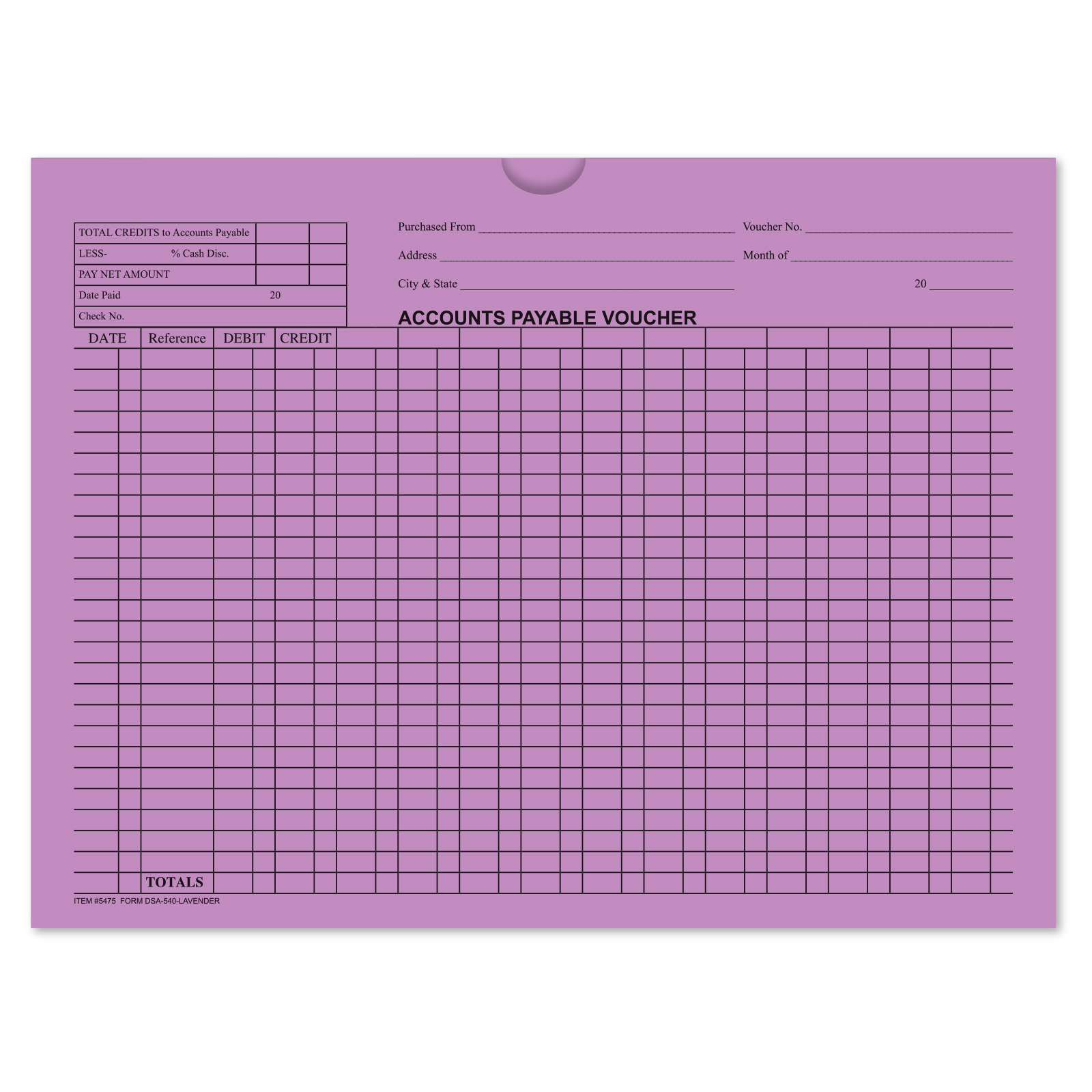 5475_Accounts-Payable-Voucher-Envelopes_Form-DSA-540_Lavender-1_P-WEB