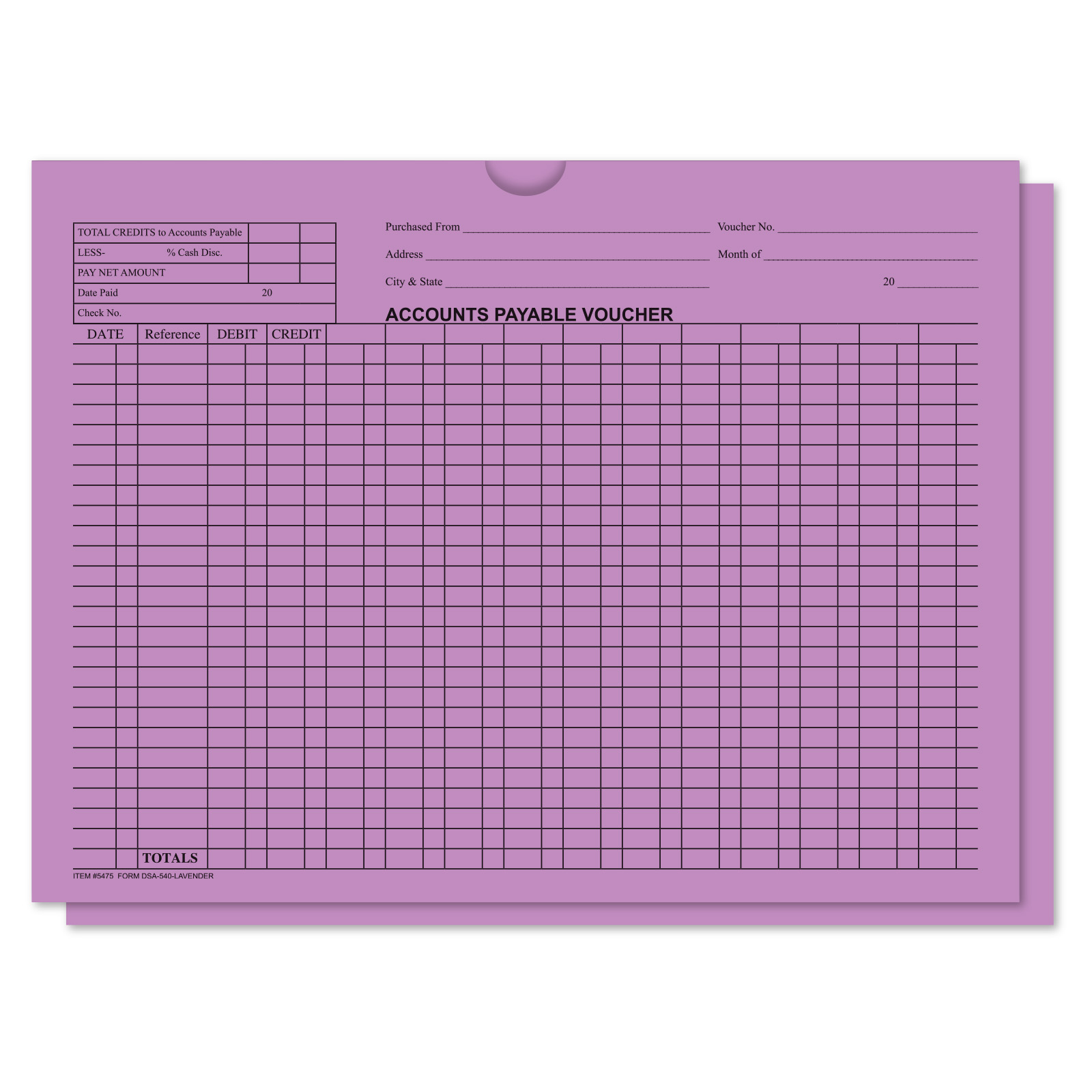 5475_Accounts-Payable-Voucher-Envelopes_Form-DSA-540_Lavender-2_P-WEB