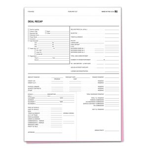Deal Recap - RFI-237 - 2 Part Qty. 100