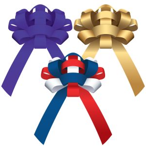 30" Vinyl Car Bows