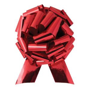 Car Bow - 14" Metallic Red - Qty. 10