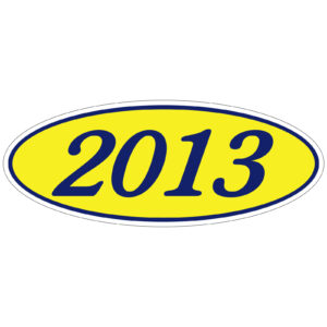 580-13_Oval-Year-Stickers_Navy-Blue-on-Yellow-2013_P-WEB