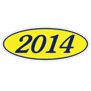 580-14_Oval-Year-Stickers_Navy-Blue-on-Yellow-2014_P-WEB