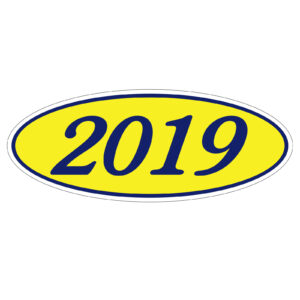 580-19_Oval-Year-Stickers_Navy-Blue-on-Yellow-2019_P-WEB