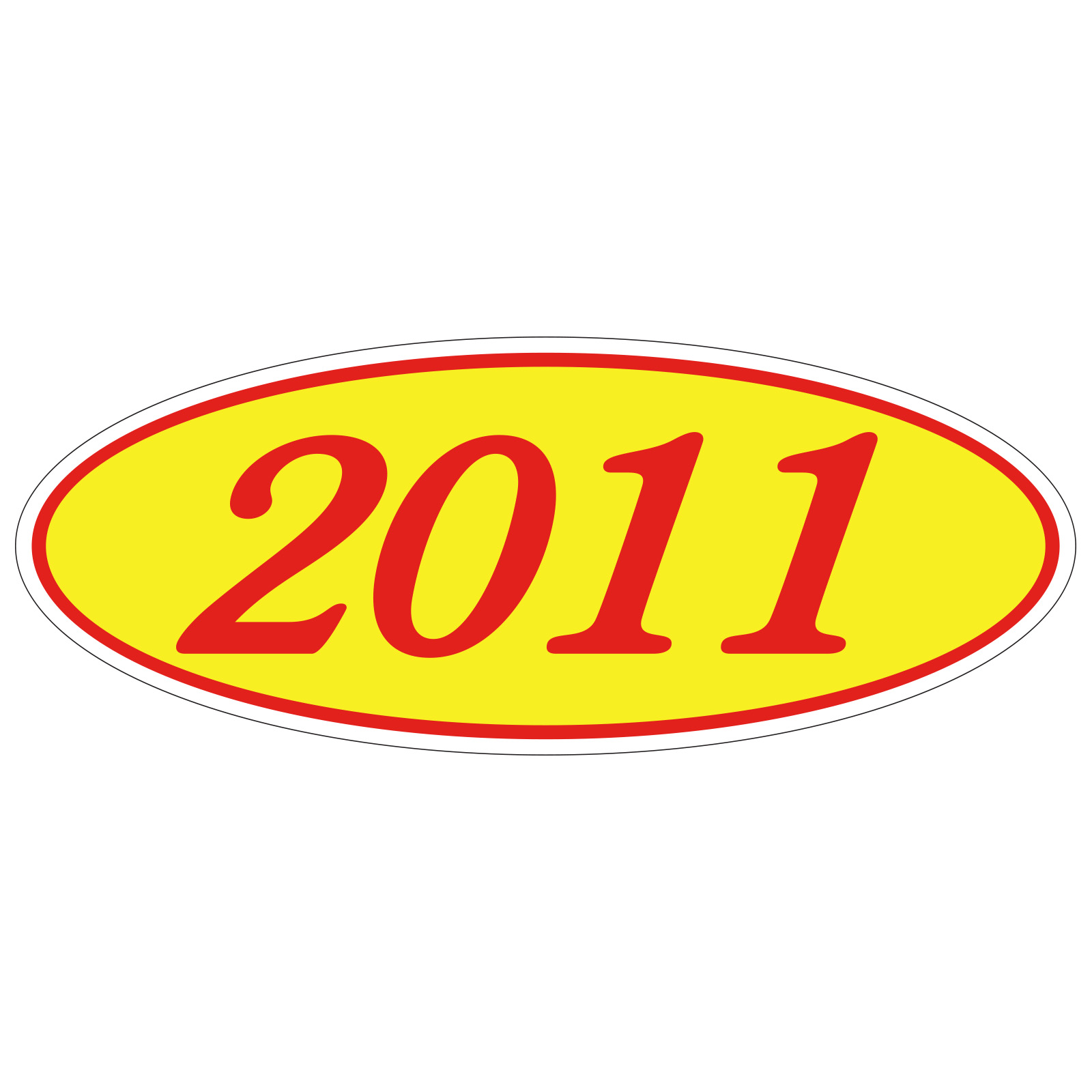 581-11_Oval-Year-Stickers_Red-on-Yellow-2011_P-WEB