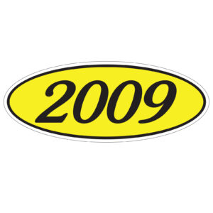 582-09_Oval-Year-Stickers_Black-on-Yellow-2009_P-WEB