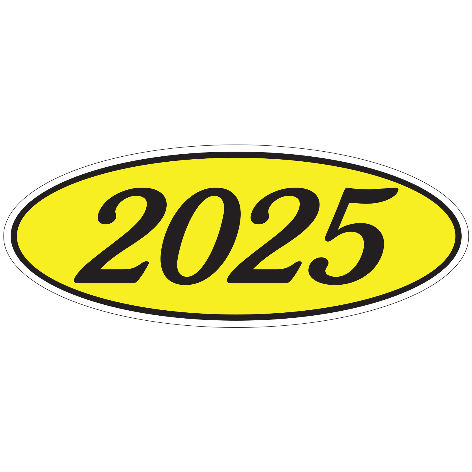 582-25_Oval-Year-Stickers_Black-on-Yellow-2025_P-WEB