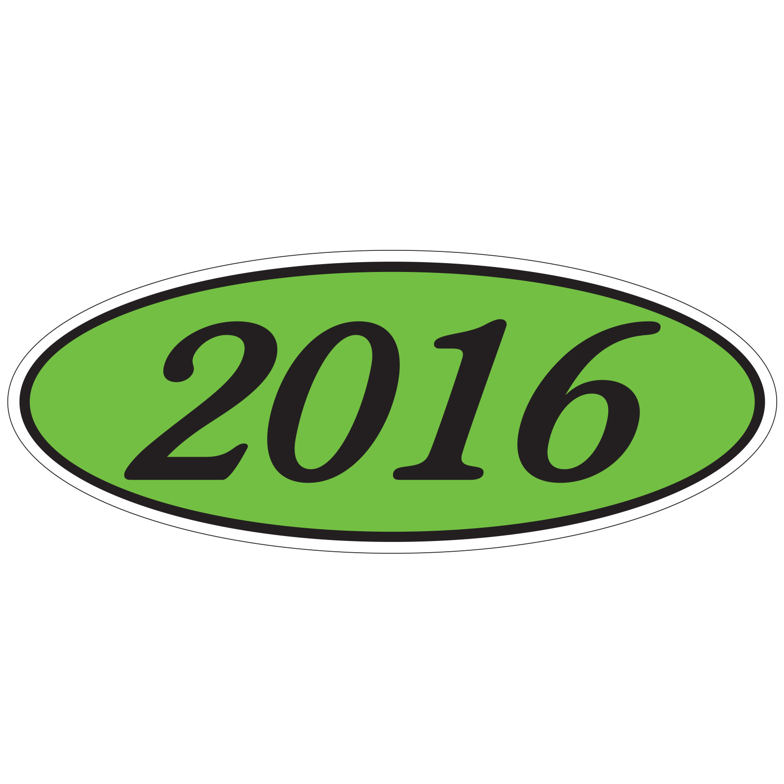 583-16_Oval-Year-Stickers_Black-on-Green-2016_P-WEB