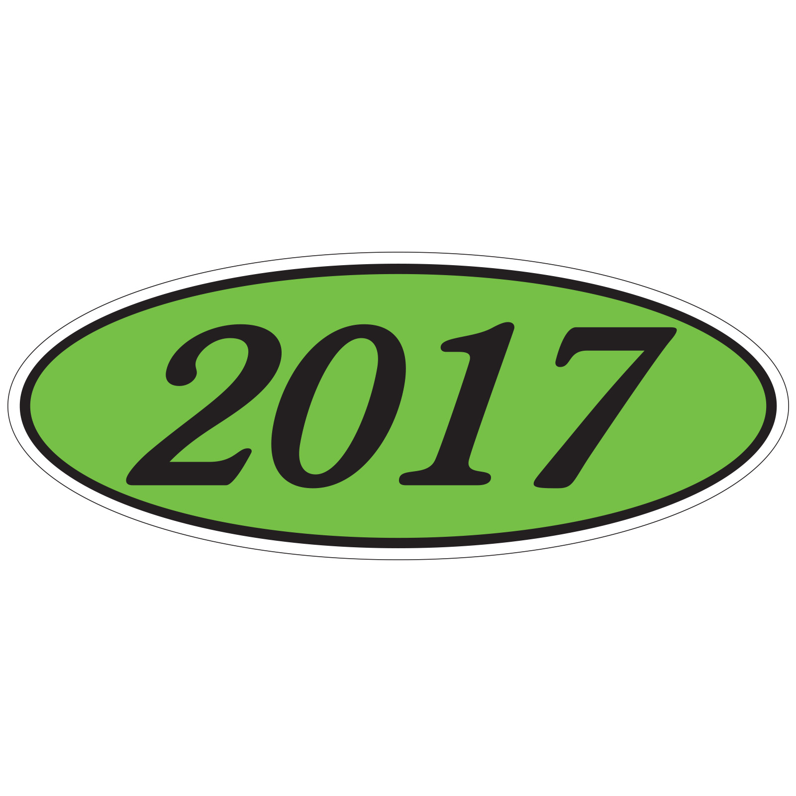 583-17_Oval-Year-Stickers_Black-on-Green-2017_P-WEB