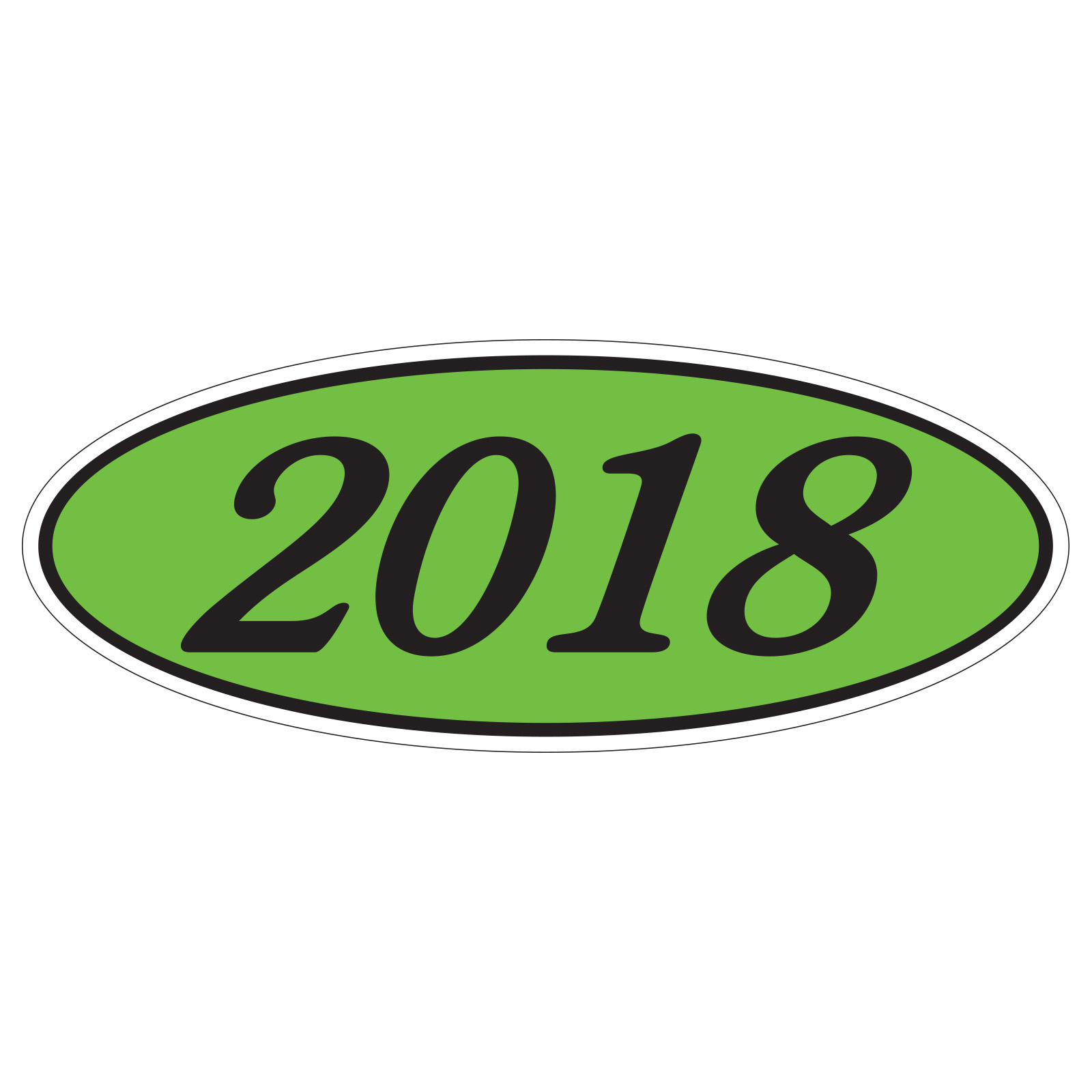 583-18_Oval-Year-Stickers_Black-on-Green-2018_P-WEB