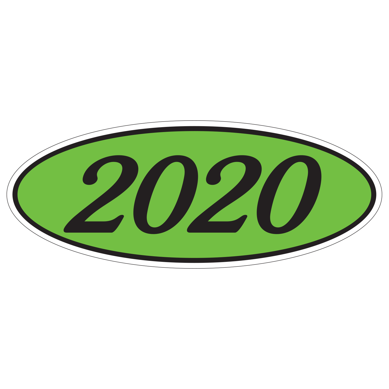 583-20_Oval-Year-Stickers_Black-on-Green-2020_P-WEB