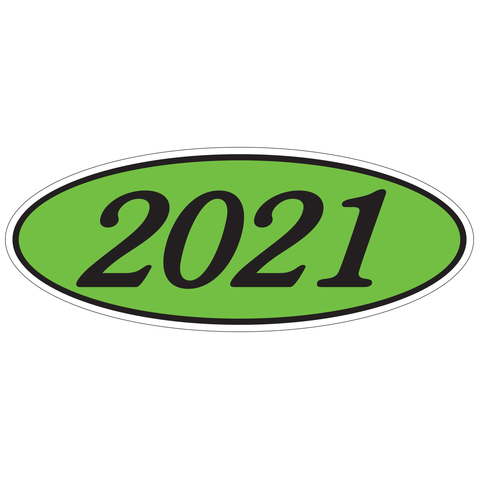 583-21_Oval-Year-Stickers_Black-on-Green-2021_P-WEB