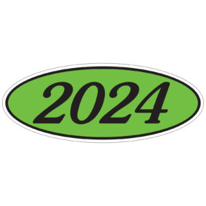 583-24_Oval-Year-Stickers_Black-on-Green-2024_P-WEB