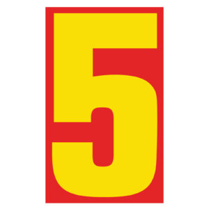 58321-05_Vinyl-Number-Stickers-Yellow-on-Red-5_P-WEB