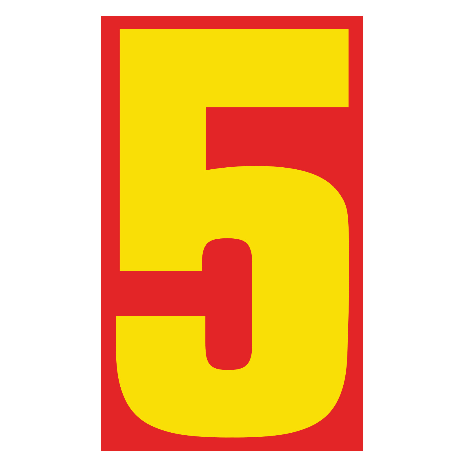 58321-05_Vinyl-Number-Stickers-Yellow-on-Red-5_P-WEB