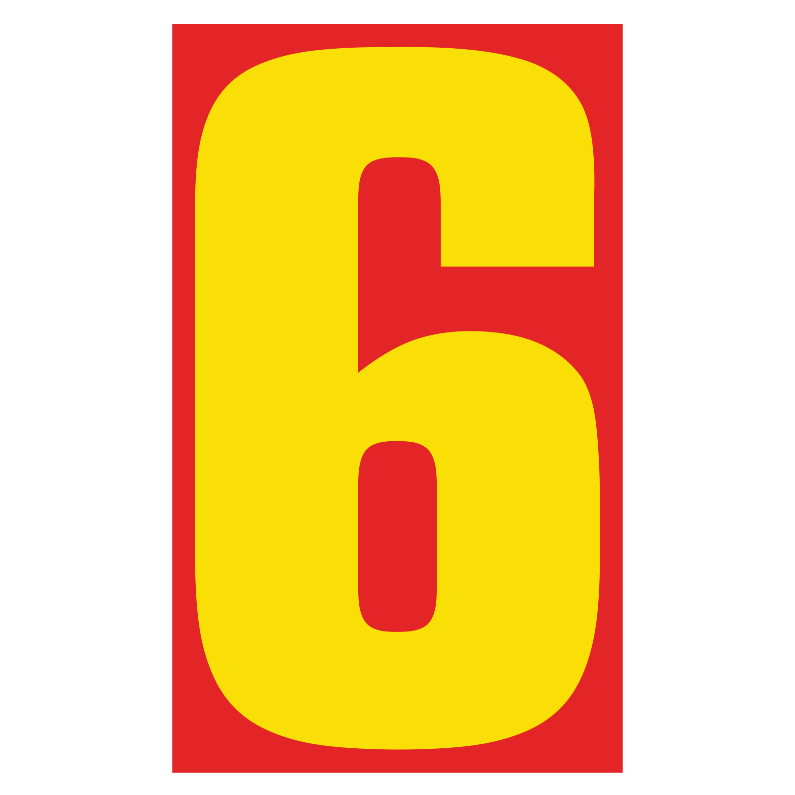 58321-06_Vinyl-Number-Stickers-Yellow-on-Red-6_P-WEB