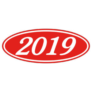 585-19_Oval-Year-Stickers_White-on-Red_P-CAT