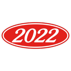585-22_Oval-Year-Stickers_White-on-Red_P-CAT