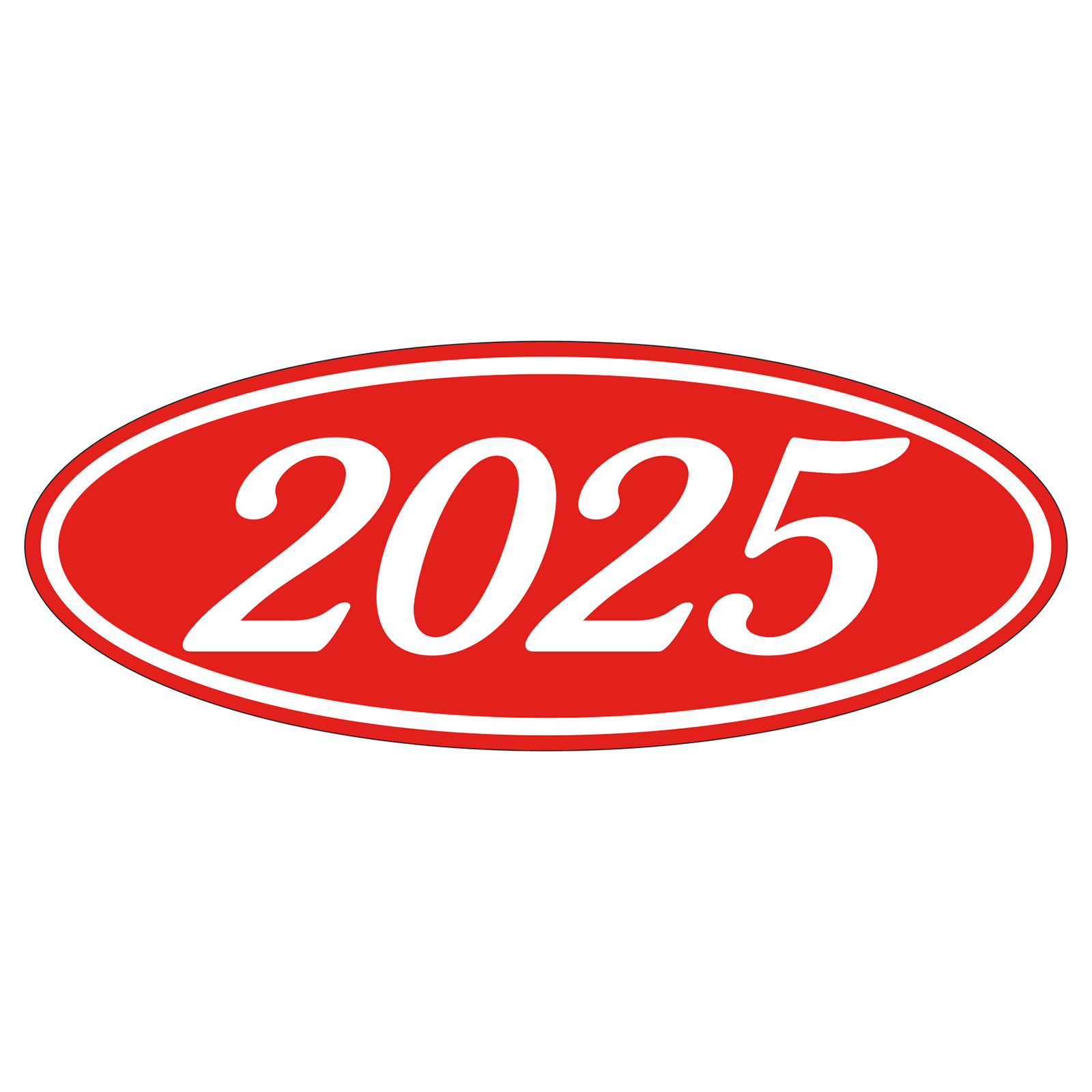 585-25_Oval-Year-Stickers_White-on-Red_P-CAT