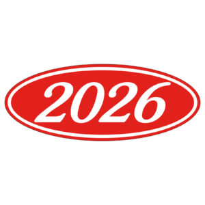 585-26_Oval-Year-Stickers_White-on-Red_P-CAT