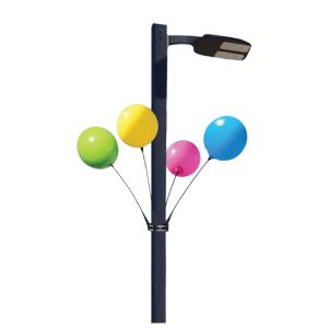 Reusable Balloon, 4 Balloon Light Pole Kit - Qty. 1